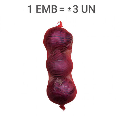 Cebola Roxa Embalada Nossa Fruta E Legumes 0.5Kg