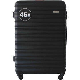 Mala De Viagem Grande 4 Rodas Preta Oslo Pack It