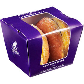 Bola De Berlim Oakberry Açaí 2 Un