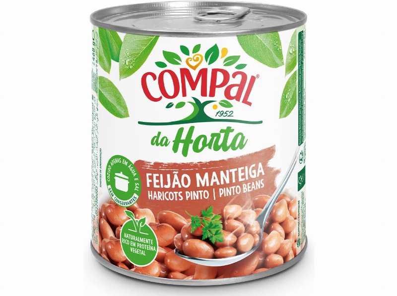 Feijão Compal Da Horta Manteiga 845 g