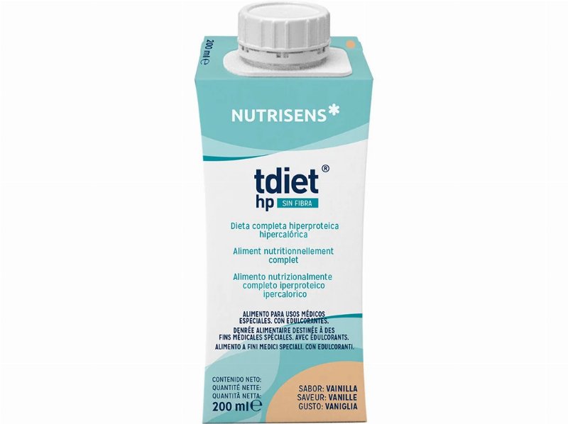 Suplemento Nutrisens Tdiet Hp S/Fibra Baunil 200 ml