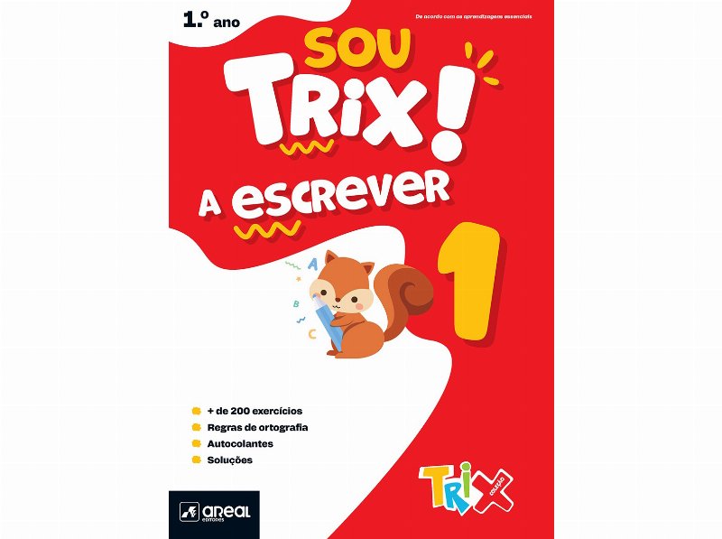 Livro Sou Trix A Escrever 1 - 1º Ano