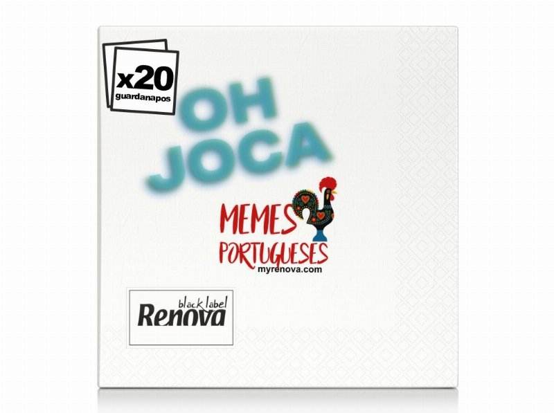 Guardanapos Renova Memes Portugueses 20 Unidades