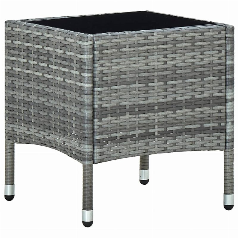 Hkh Mesa De Jardim 40X40X45 Vime Pe - Cinzento
