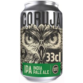 Cerveja Em Lata Com Álcool Coruja Ipa India Pale Ale Super Bock Coruja 33 cl