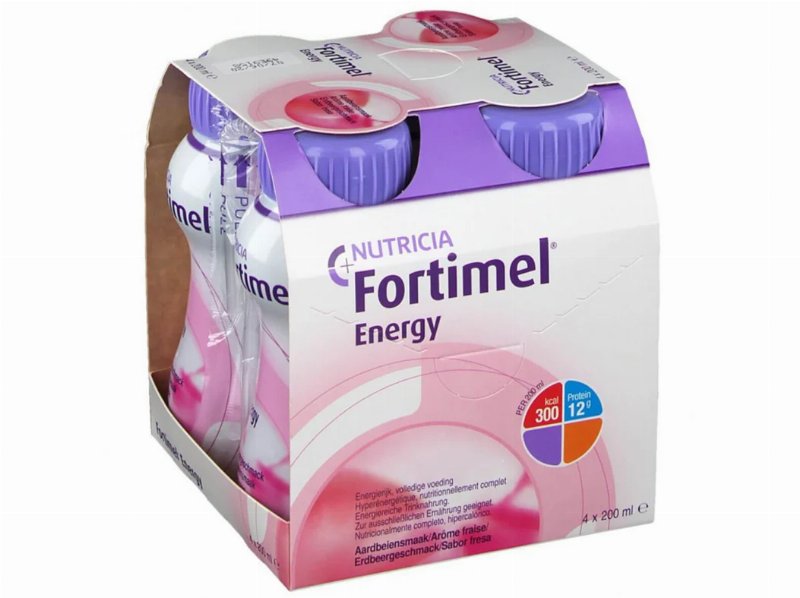 Suplemento Fortimel Energy Morango 4X200 ml