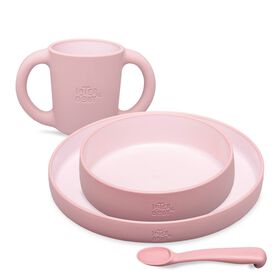 Conjunto Refeição Silicone Rosa Interbaby