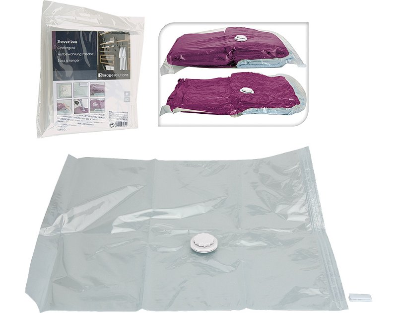 Saco Para Arrumação Roupa Em Vácuo 50X60Cm