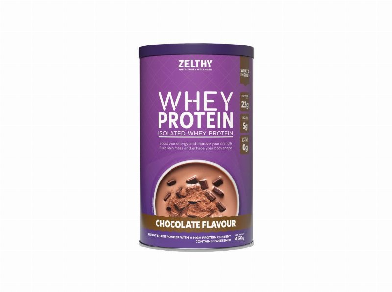 Proteina Whey Isolada Zelthy Chocolate 450 g