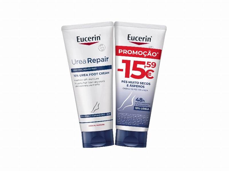 Pack Creme Pés Eucerin Urea Repair 10% 2X100 ml