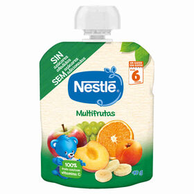 Saqueta De Fruta Multifrutas +6M Nestlé 90 gr