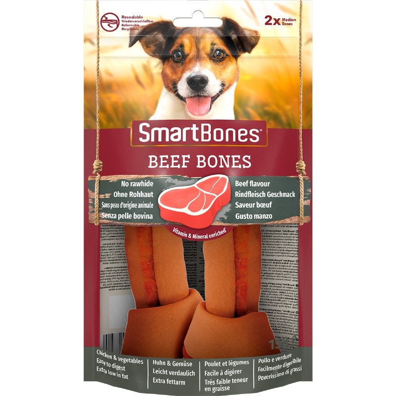 Snack Para Cão Médio Sabor Carne 2 unidade