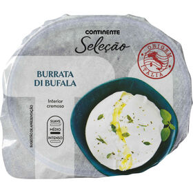 Queijo Burrata De Búfala Continente Seleção 125 gr