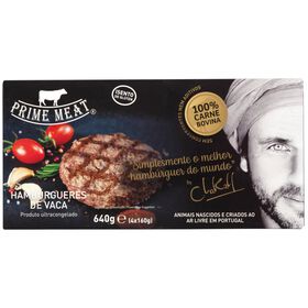 Hambúrguer 100% Carne De Bovino Angus Congelado Chakall Prime Meat