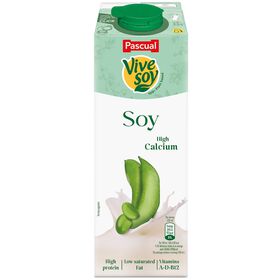 Bebida Vegetal De Soja Natural Com Cálcio Vive Soy 1 Lt