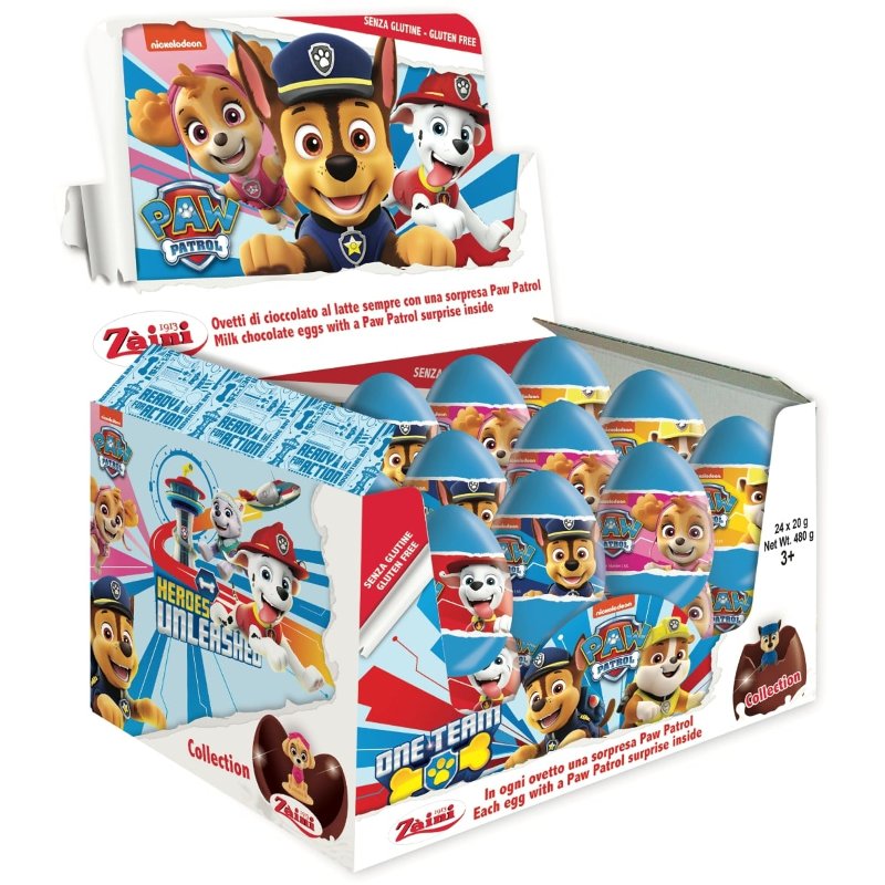 Ovo De Chocolate Patrulha Pata / Looney Tunnes Sortido 1 Unidade 20 g