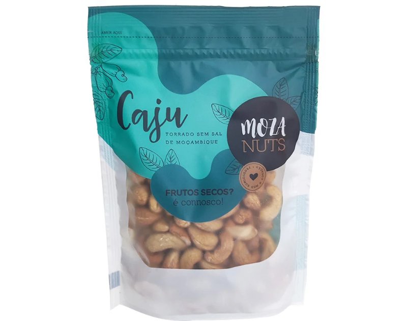 Caju De Moçambique Mozanuts Torrado Sem Sal 200 g
