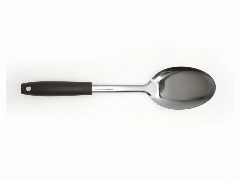 Colher De Servir Actuel Em Inox Com Cabo De Plástico Castanho