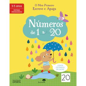 O Meu Primeiro Escreve E Apaga - Números 1 A 20