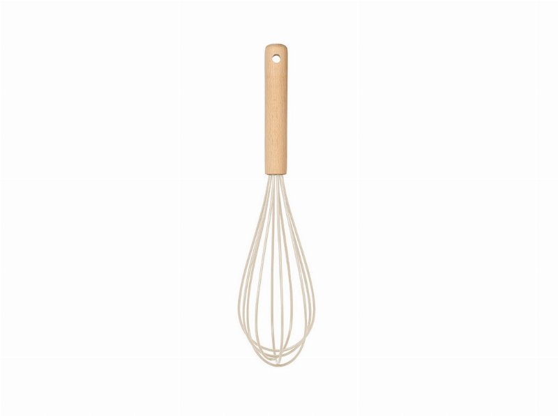 Batedor De Varas Actuel Em Silicone Com Cabo De Madeira