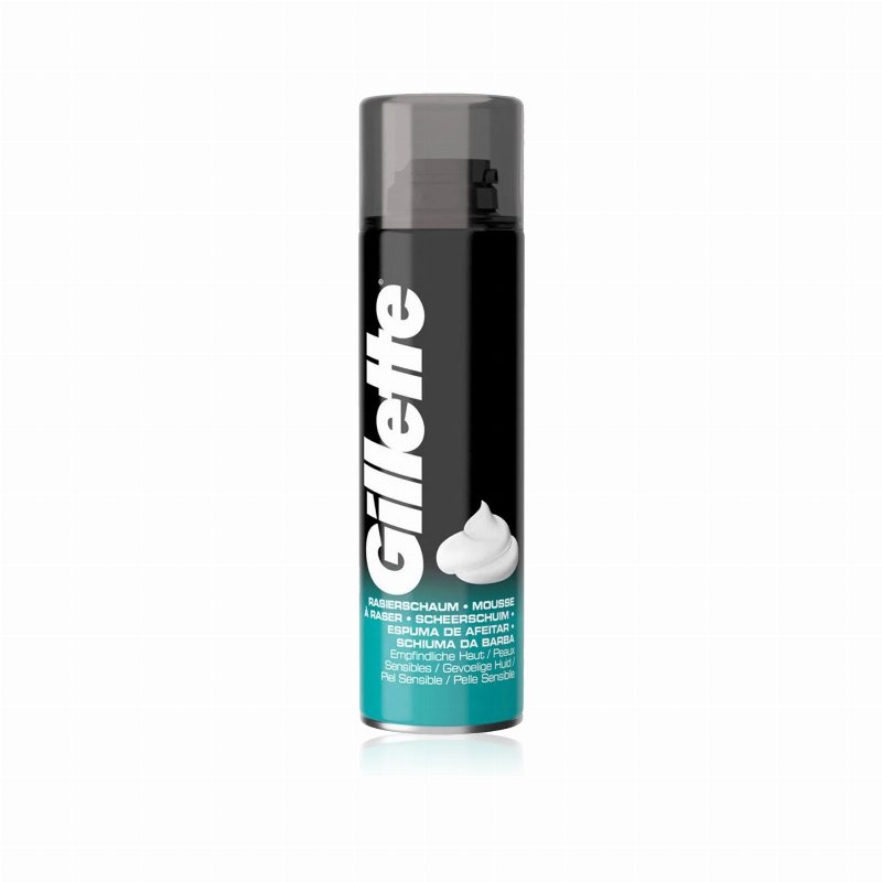 Gillette Espuma De Barbear Pele Sensivel  200 ml