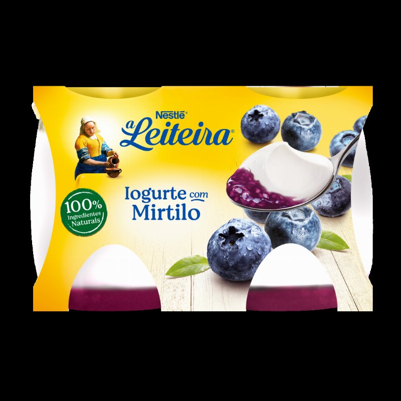 Iogurte Mirtilo Pack 2 Leiteira 0.25Kg