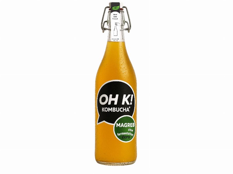 Kombucha Bio Oh K! Menta E Alcaçuz 750 ml