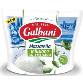Queijo Mozzarella Infusão Manjericão Galbani 125 gr