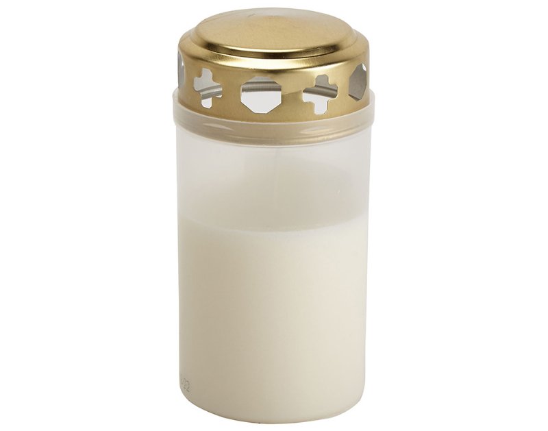 Vela Liturgica Auchan Branco 13.5Cm