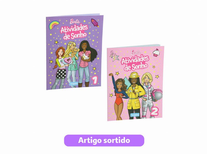 Livro Barbie - Atividades Barbie De Sonho Modelos Sortidos