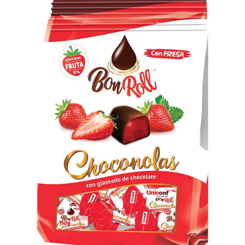 Guloseimas De Chocolate Preto E Morango 150 g