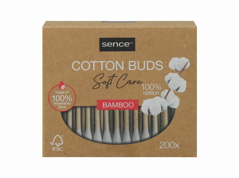 Cotonetes Bamboo Sence 200Pcs