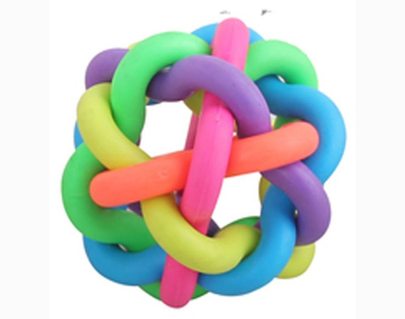 Brinquedo Para Cão Pawise Rainbow World Bola 6.5Cm