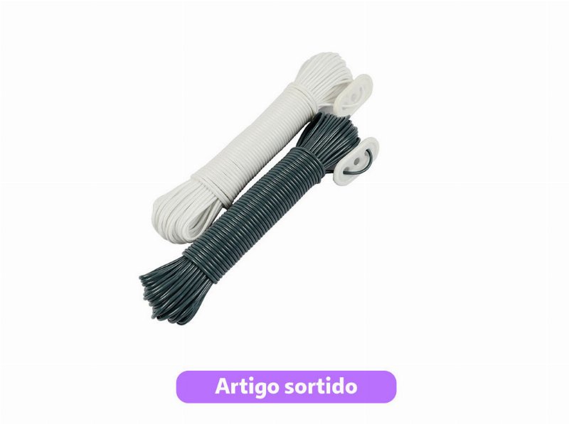 Corda Para Roupa Actuel 20 Metros Cores Sortidas