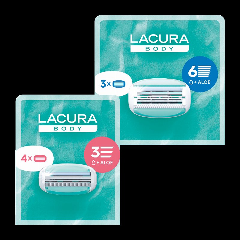 Recargas Para Máquina Depilatória 3/6 Lâminas Sortido: 4 Recargas De 3 Lâminas Ou 3 Recargas De 6 Lâminas