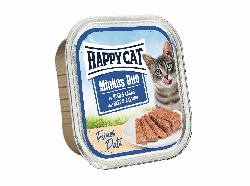 Comida Húmida Gato Happy Cat Duo Vaca E Salmão 100 g