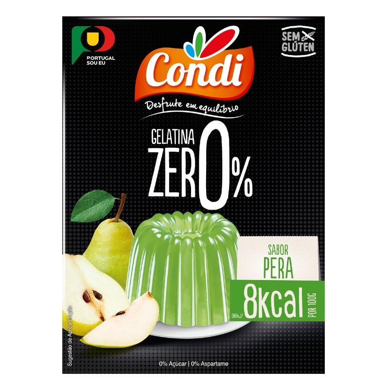 Condi Gelatina Zero Pêra 28 g