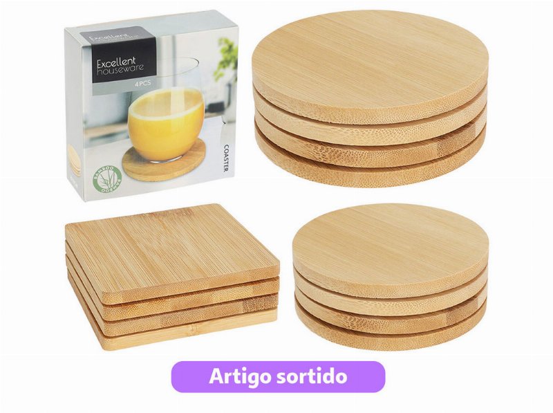 Base Copos Eh Bambu Modelos Sortidos