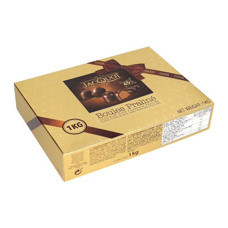 Bombons De Chocolate Preto E Praliné 1 kg