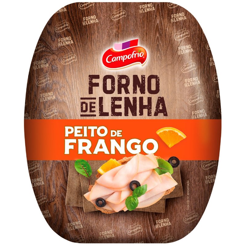 Fiambre De Peito De Frango Assado Em Forno De Lenha Sem Glúten