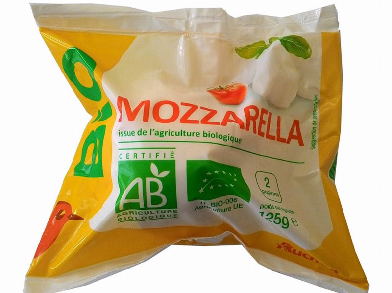 Queijo Auchan Mozzarella Bio Fresca 125 g
