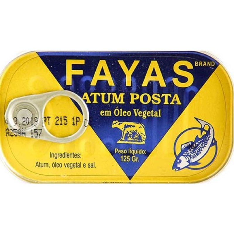 Atum Em Posta Óleo Vegetal 200 g