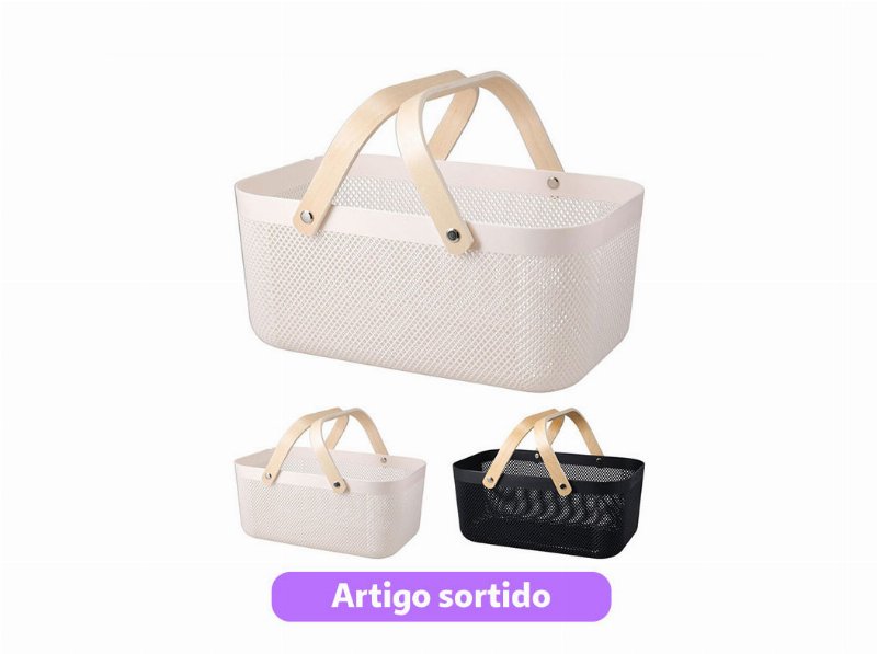 Cesto De Arrumação 39X25X18Cm Cores Sortidas