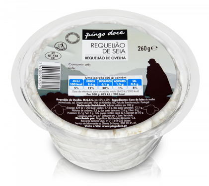 Requeijão De Ovelha De Seia Pingo Doce 0.26Kg
