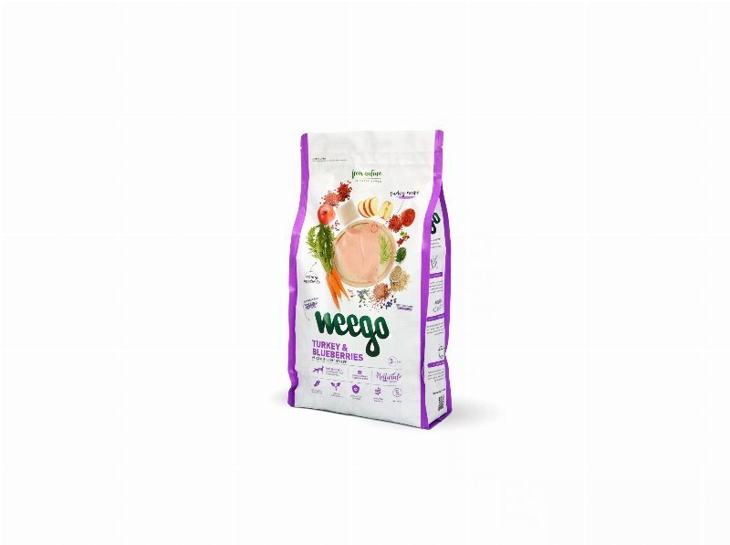 Ração Para Cão Sénior Weego Peru / Mirtilos 3 kg