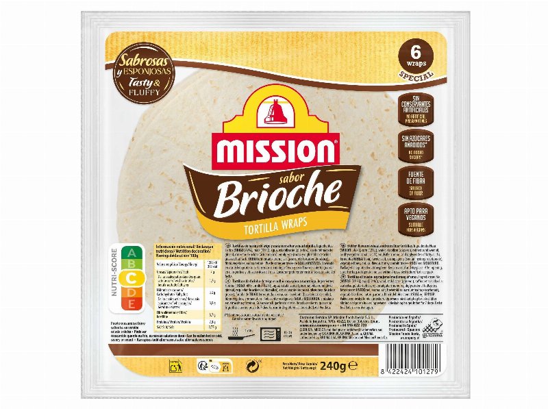 Tortilha Mission Trigo Brioche 240 g
