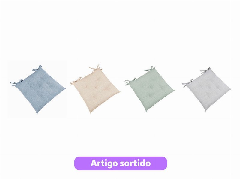 Coxim Alto Actuel 40X40Cm Cores Sortidas