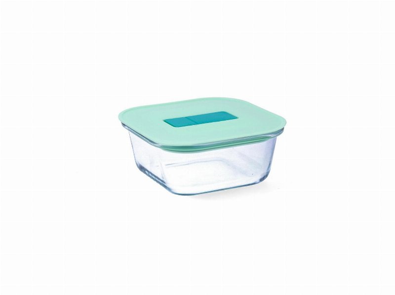 Caixa Hermética Luminarc Transparente Com Tampa Verde 53 cl