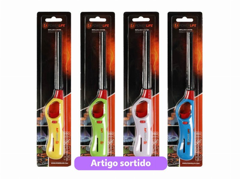 Isqueiro Powerlife 30X6X3Cm Cores Sortidas