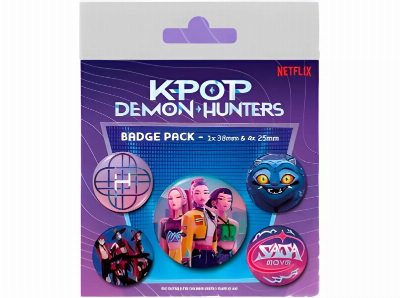 Crachás K-Pop Demon Hunters 5 Unidades
